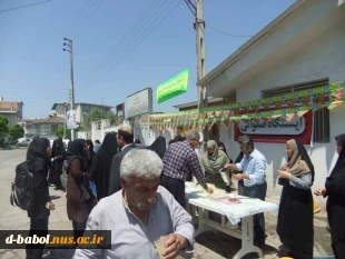 گزارش برپایی ایستگاه صلواتی به مناسبت میلاد امام زمان (عج) در آموزشکده فنی و حرفه ای دختران بابل 2