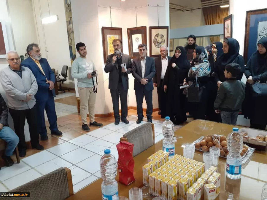 برگزاری نمایشگاه آثار خوشنویسی هنرمندان اعضای انجمن خوشنویسان شهرستان بابل 5