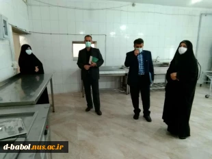 بازدید از سلف سرویس در راستای آماده سازی برای حضور دانشجویان  در اموزشکده فنی و حرفه ای دختران الزهرا (س) بابل 

 2