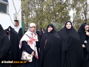 حضور کارکنان، اساتید و دانشجویان آموزشکده فنی و حرفه ای دختران بابل در "تظاهرات محکومیت جنایت تروریستی در حرم شاهچراغ(ع) و اقدامات اغتشاشگران و آشوبگران"  4