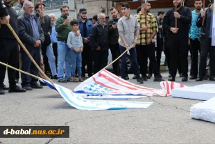 حضور دانشجویان بسیجی و کارکنان آموزشکده فنی و حرفه‌ای دختران بابل در اجتماع دانشجویان دانشگاه‌های استاان مازندران در محکومیت جنایات رژیم غاصب صهیونیستی و حمایت از مقاومت مردم مظلوم فلسطین و عملیات طوفان‌ الاقصی و شرکت در نماز جمعه شهر بابلسر 3