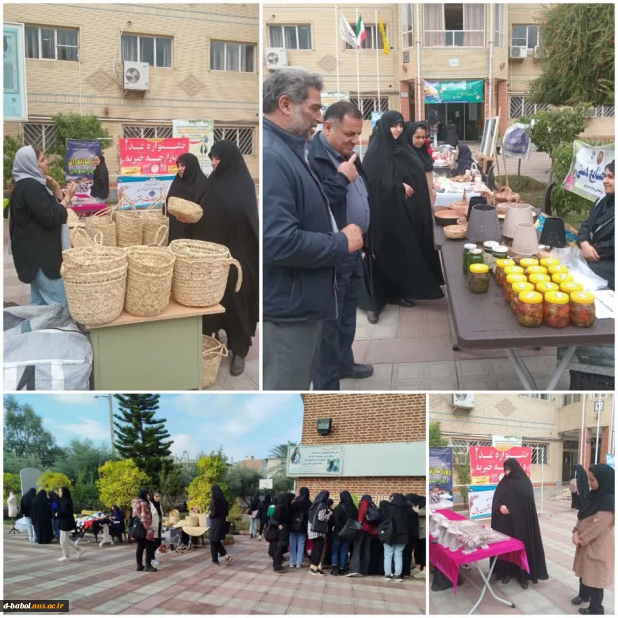 آخرین روز از برگزاری جشنواره غذاهای سنتی و صنایع دستی مازندران به مناسبت گرامیداشت هفته مازندران در آموزشکده ملی مهارت دختران بابل 2