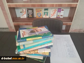 اهدای کتاب به کتابخانه ایستگاه مطالعه آموزشکده ملی مهارت دختران بابل